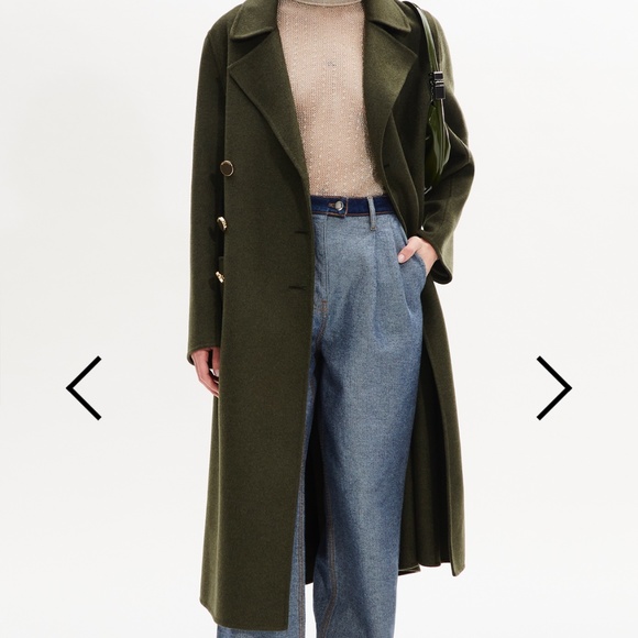 Sonia Rykiel - Wool Double-Breasted Fitted Coat - Picture 1 of 4